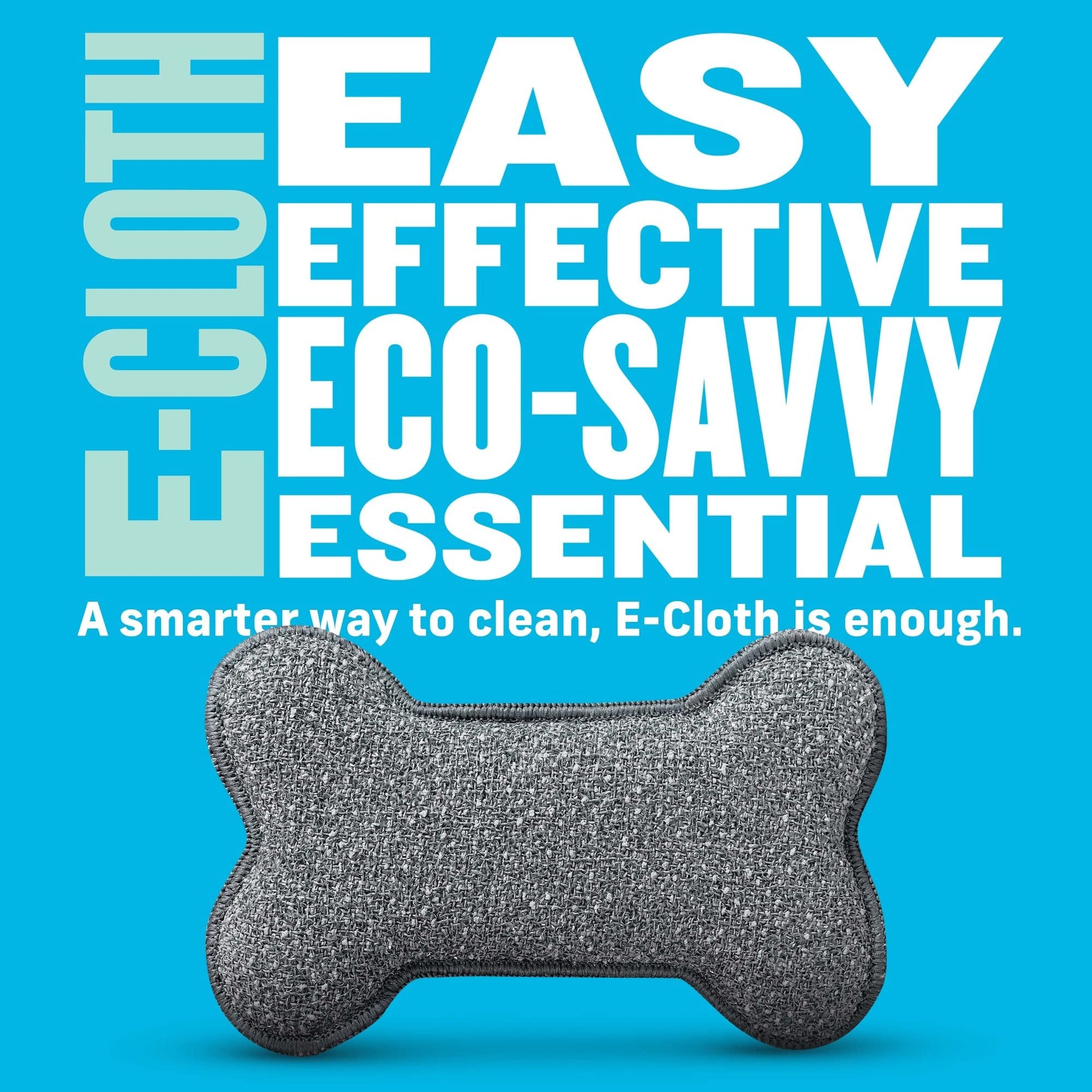 E-Cloth - Depurador de Cuencos para Mascotas, con Forma de Hueso, Reutilizable, 100 Lavados