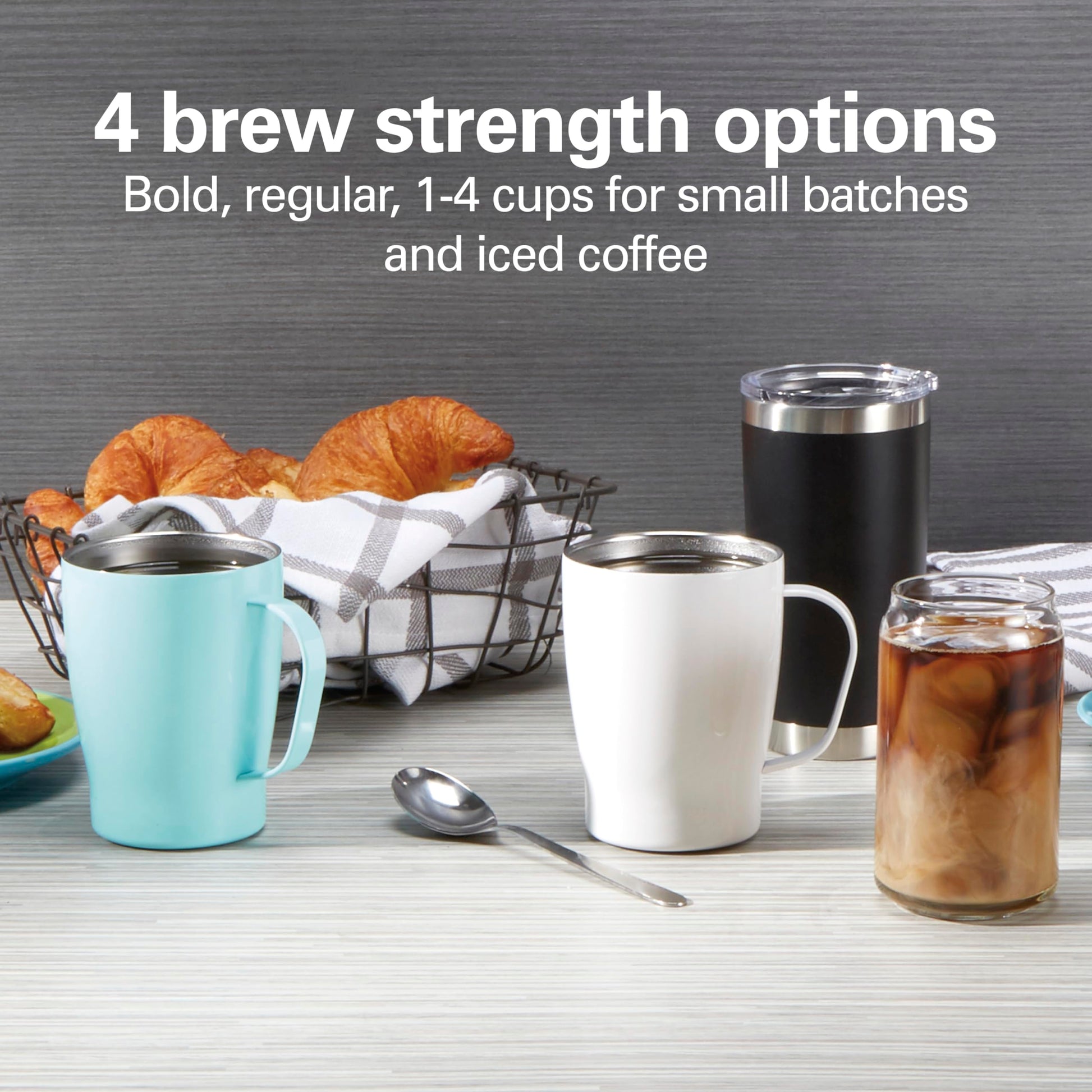 Hamilton Beach brewstation 47380 dispensador de 10 tazas cafetera, Negro, 12 tazas, 1