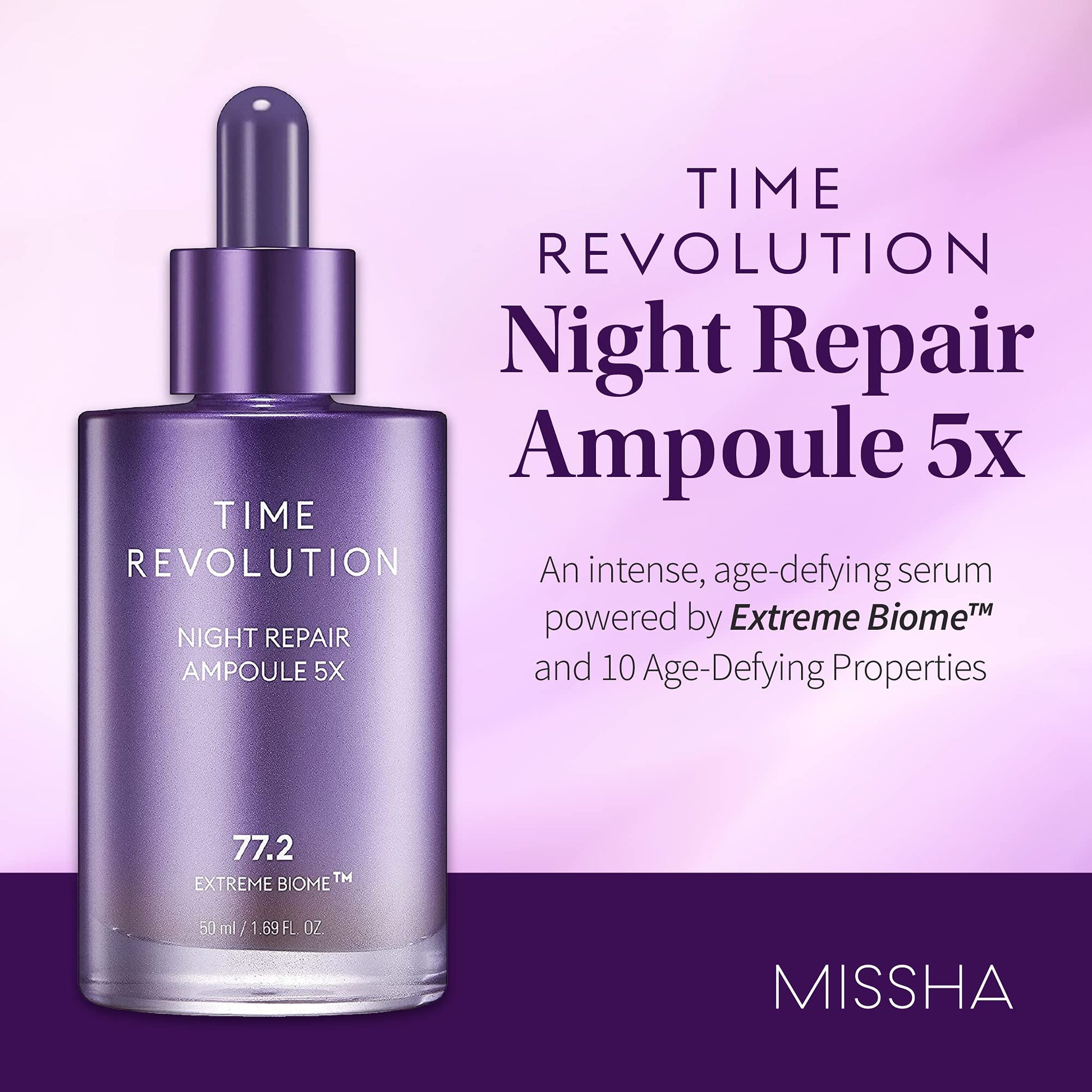 Missha - Time Revolution Night Repair Ampoule 5x '50ml'