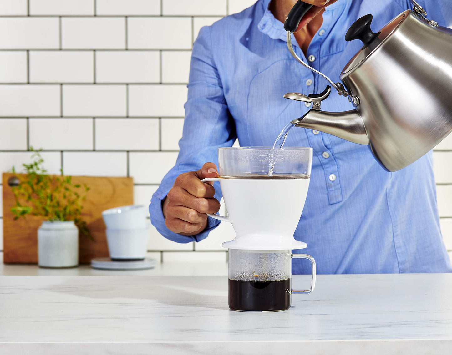 Cafetera Pour Over Oxo Good Grips Blanco Multicolor