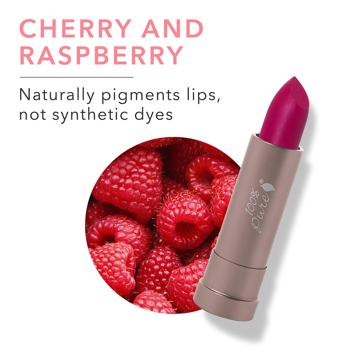 100% Pure Cocoa Butter Matte Lipstick, Marrakesh, 0.15 Ounce