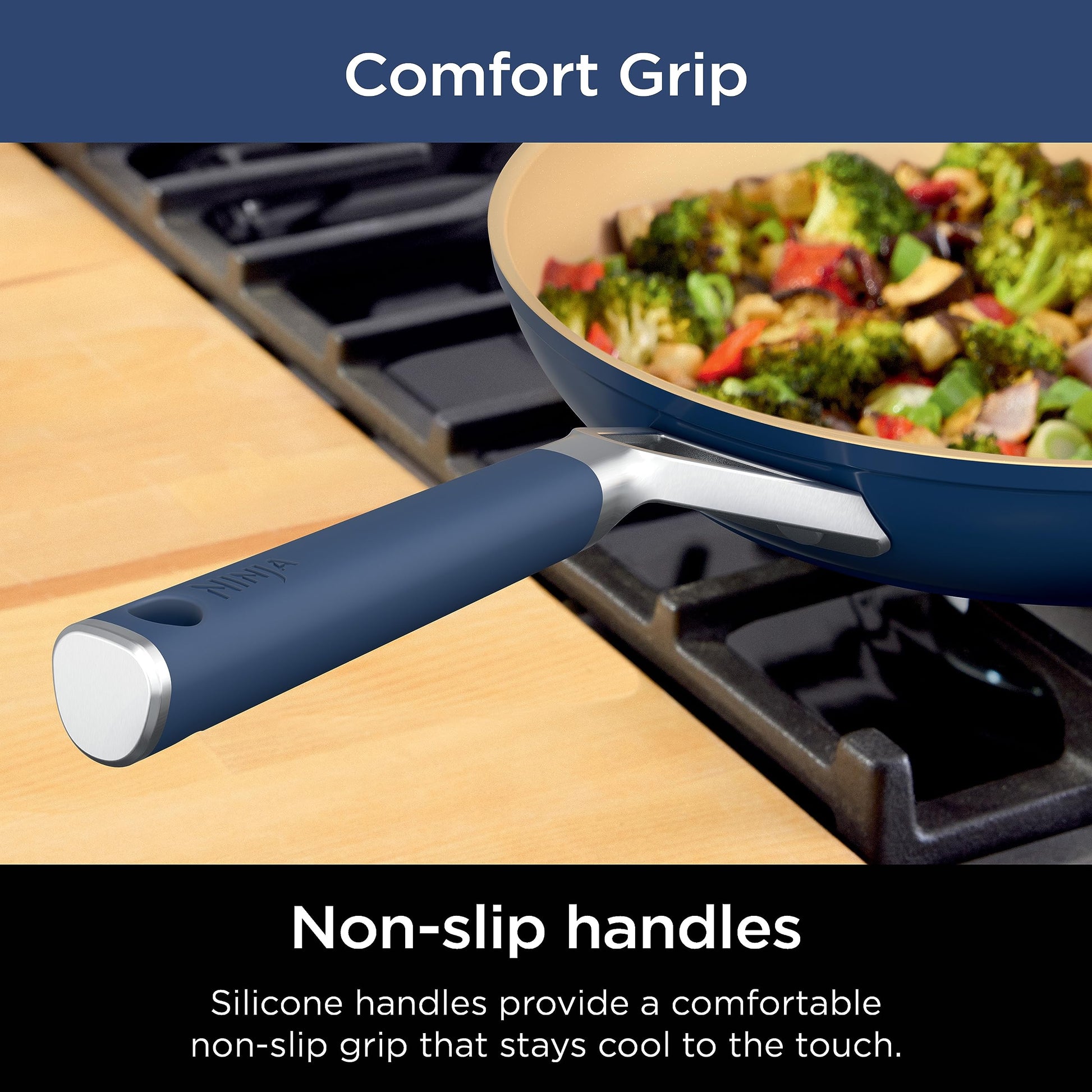 Juego de Utensilios de Cocina Ninja Cerámica Larga Duración para Horno y Lavaplatos