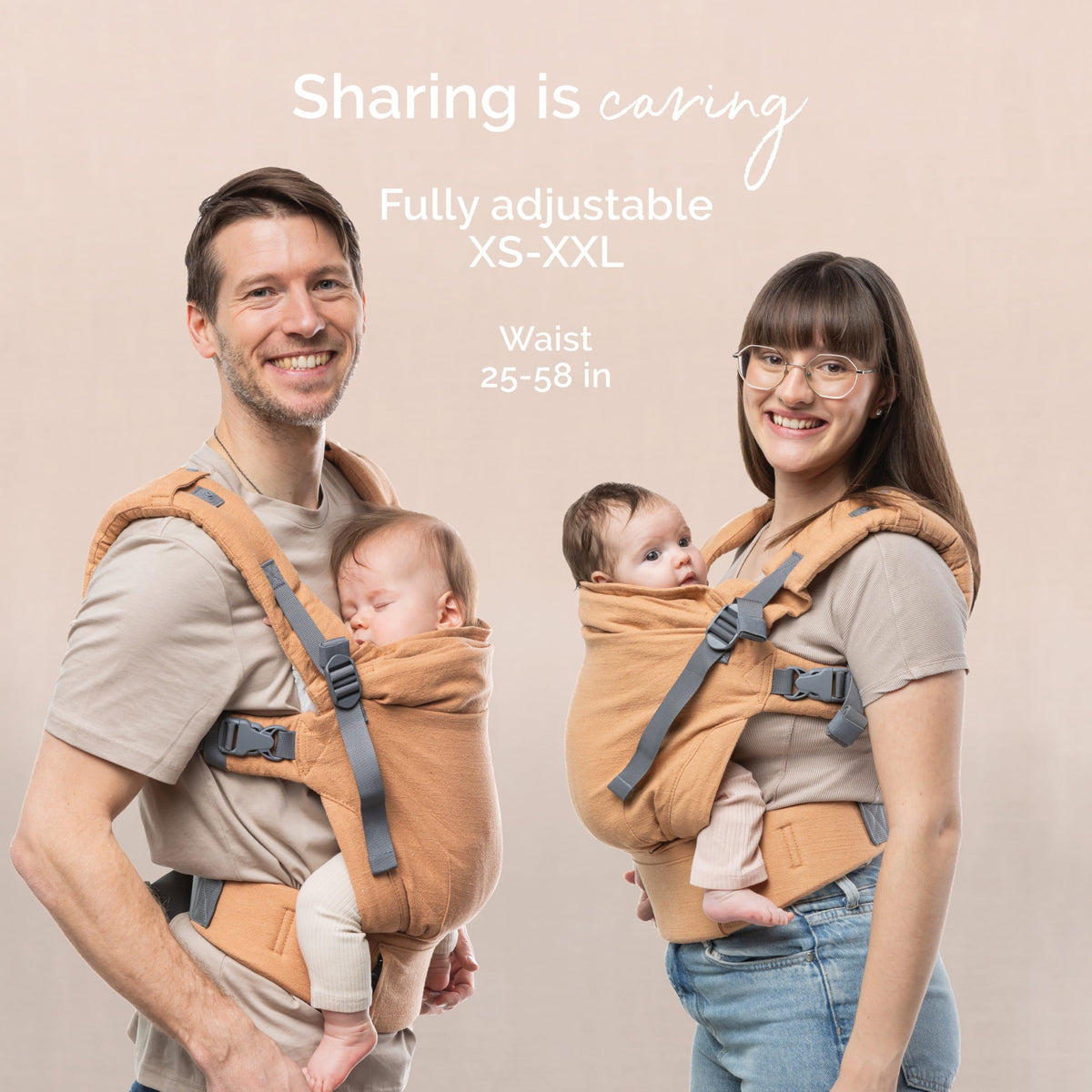 Boba X Portabebés de Recién Nacido a Niño - Portabebés Recién Nacido Certificado Hip Healthy, Portabebés para Recién Nacidos Ajustable, Portabebés Ergonómico para Niños, Portabebés 3-20 kg