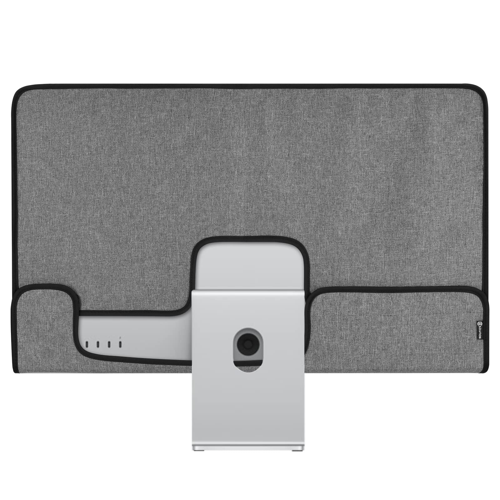 CaSZLUTION - Funda para monitor compatible con visualización Apple Studio de 27 pulgadas, funda protectora para monitor de polvo, color gris