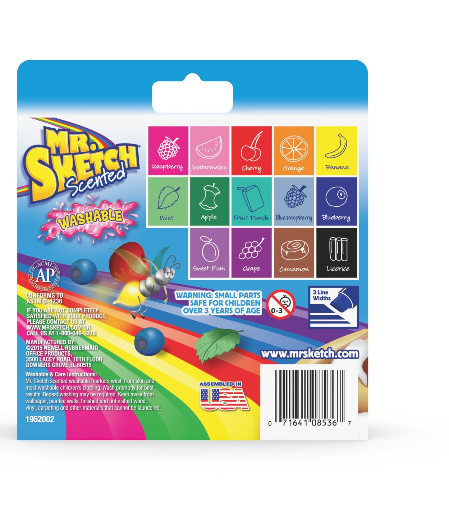 Marcadores de Acuarela MR. Lavable Perfumado Cincel-Tip