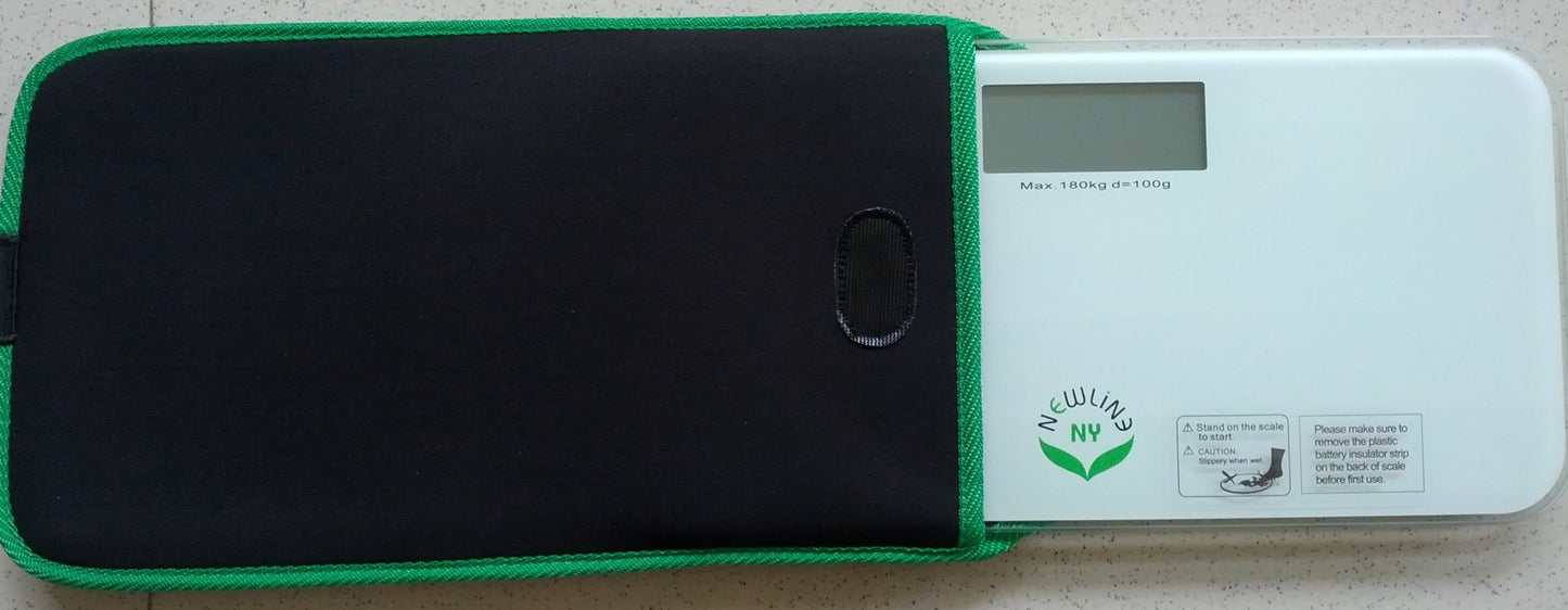 Báscula de Baño Mini NewlineNY Blanca con Estuche de Viaje