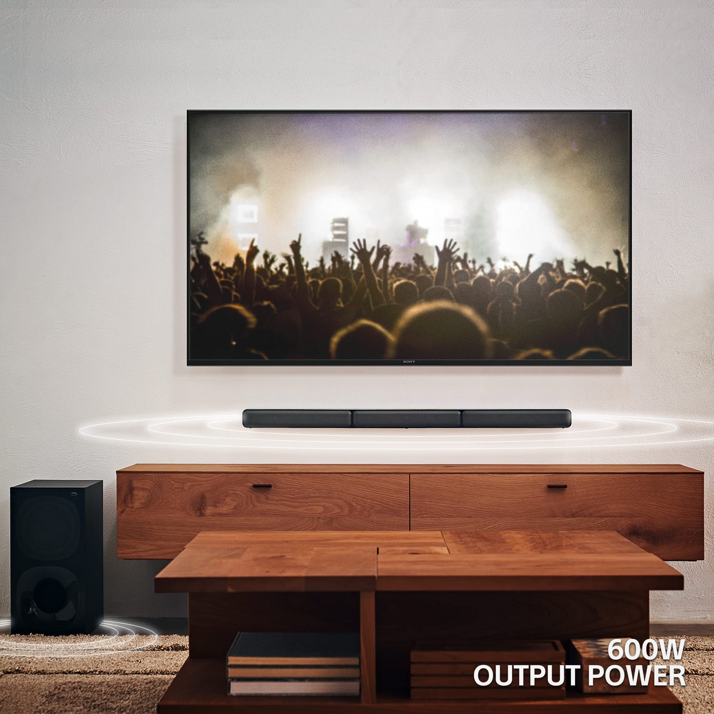 Sony HT-S40R Sistema de barra de sonido de cine en casa de 5.1 canales (reacondicionado)