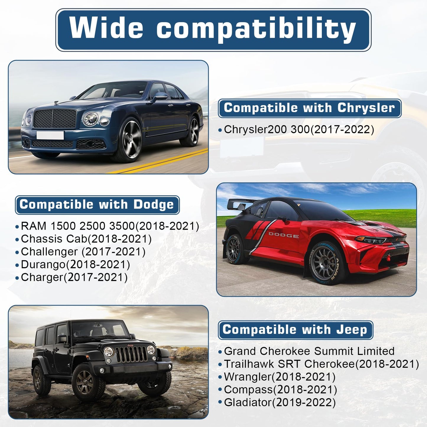visualización táctil Uconnect de 8.4 pulgadas para Dodge RAM