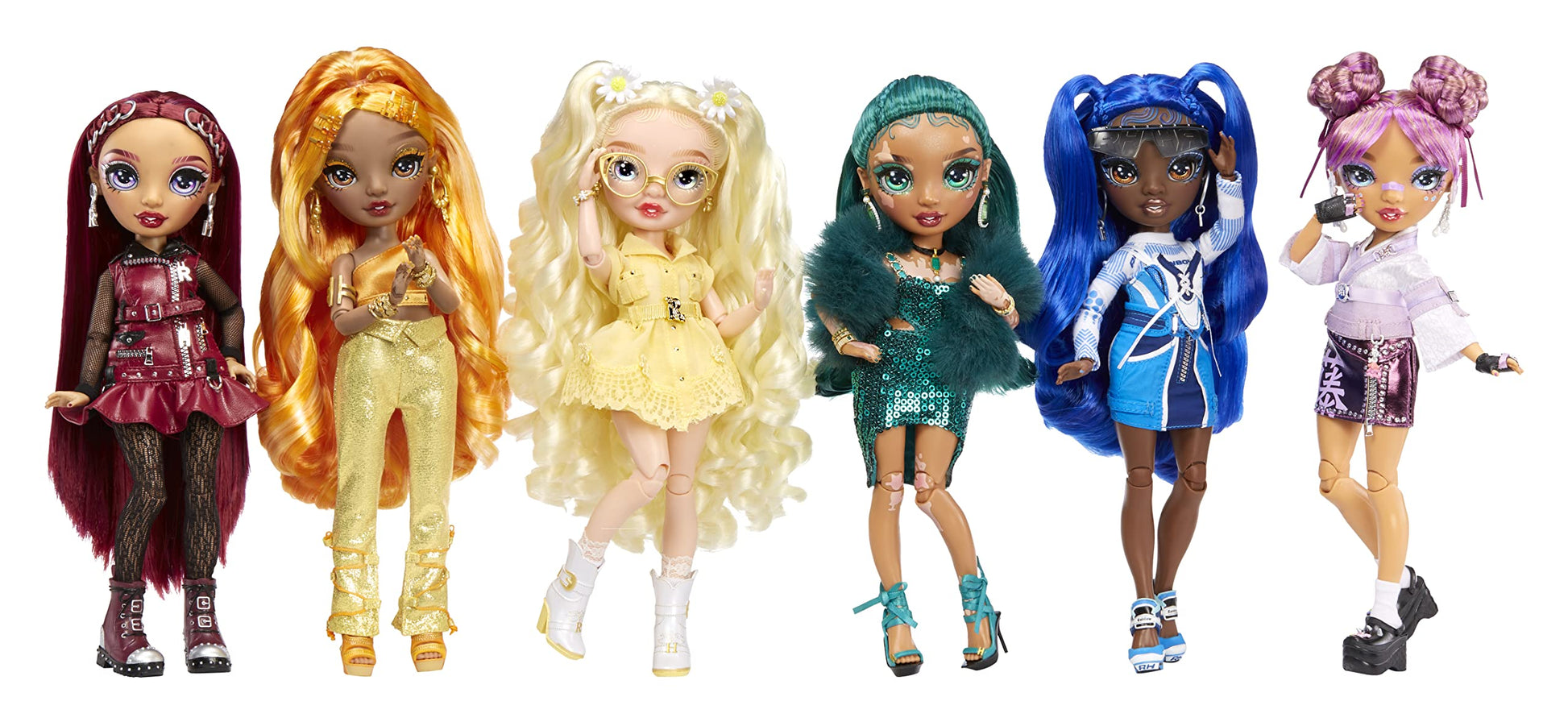 Muñeca de Moda Rainbow High Meena Fleur Oro azafrán Coleccionable para Niños