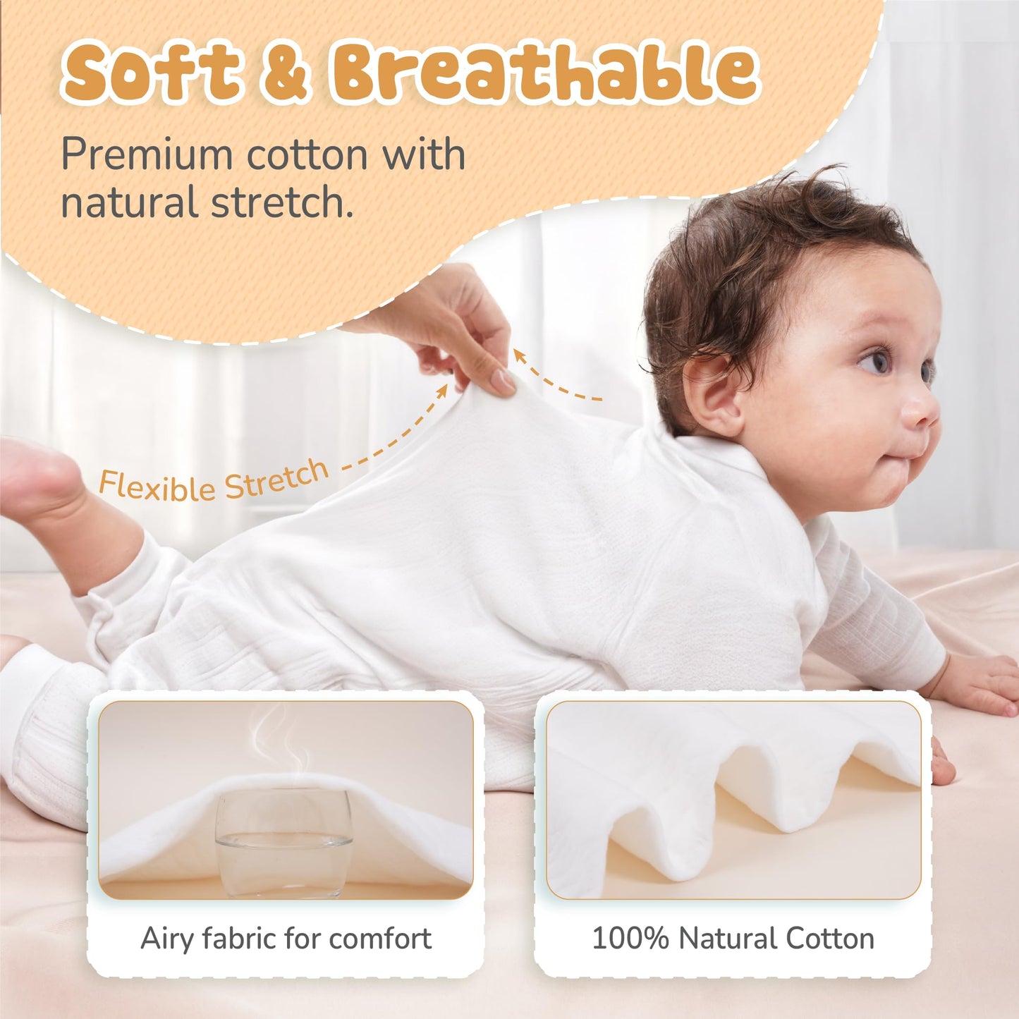 Juego de 20 piezas de conejo de algodón orgánico de invierno para bebé, cesta de lujo para baby shower, artículos esenciales para recién nacidos, unisex, 0-6 meses
