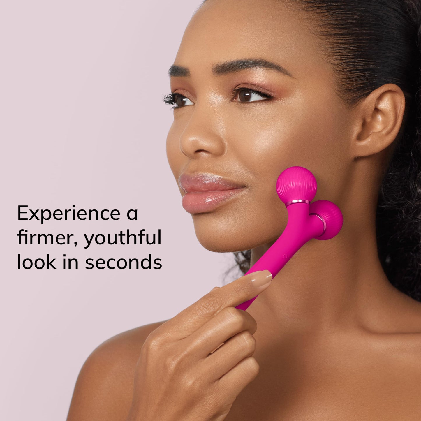 GESKE | Rodillo facial sónico SmartAppGuided™ | 4 en 1 | rodillo derma | dispositivo para la cara | rodillo derma | Rodillo facial profesional | Reafirma y define la piel del rostro