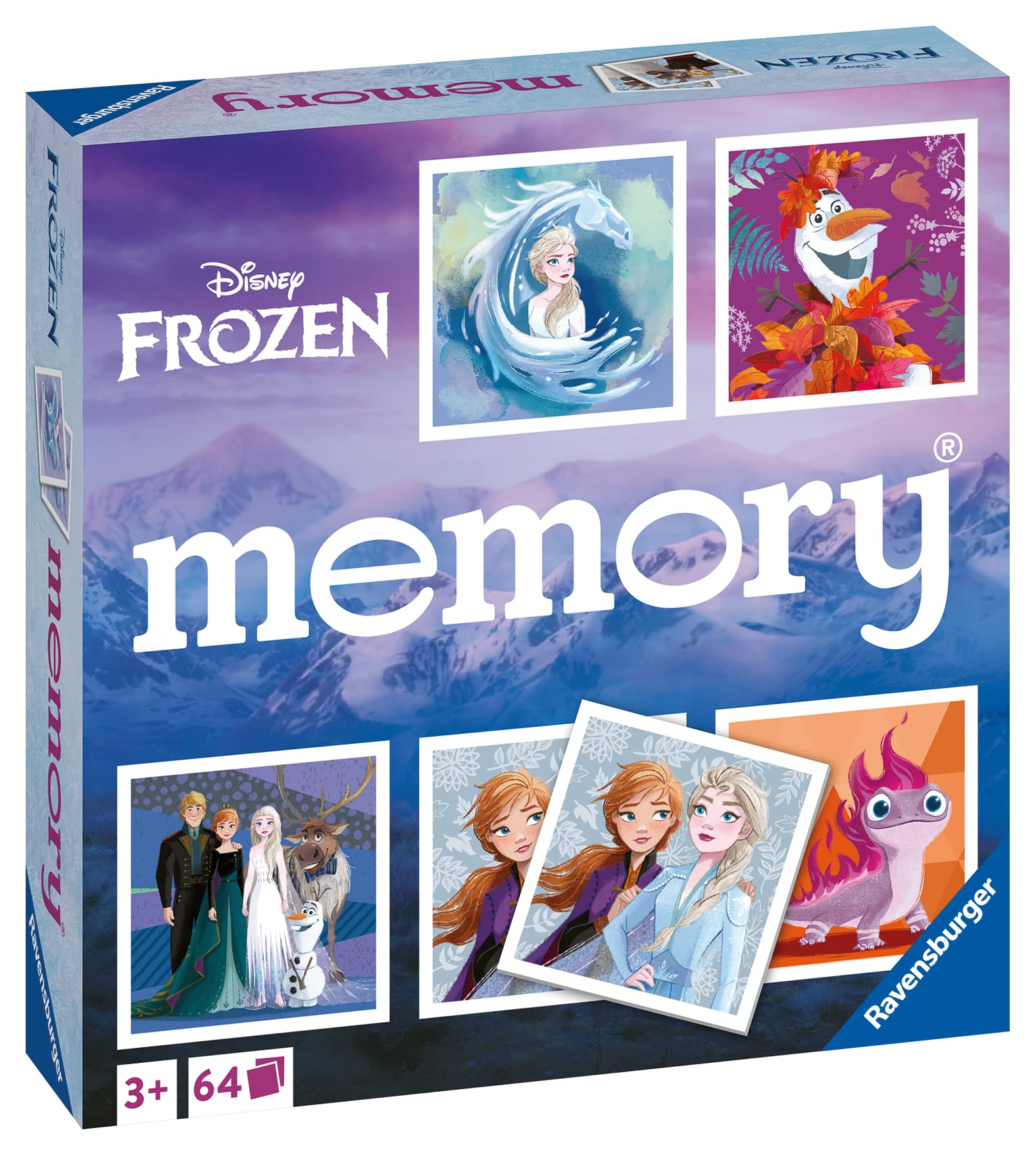 Juego de Memoria Ravensburger Disney Frozen para Niños a Partir de 3 Años
