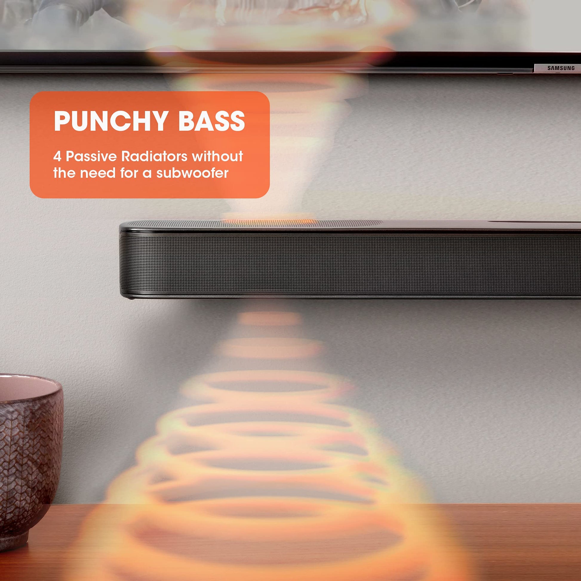 JBL Barra de sonido BAR de 5.0 canales con tecnología de sonido multihaz, negro (Reacondicionado)