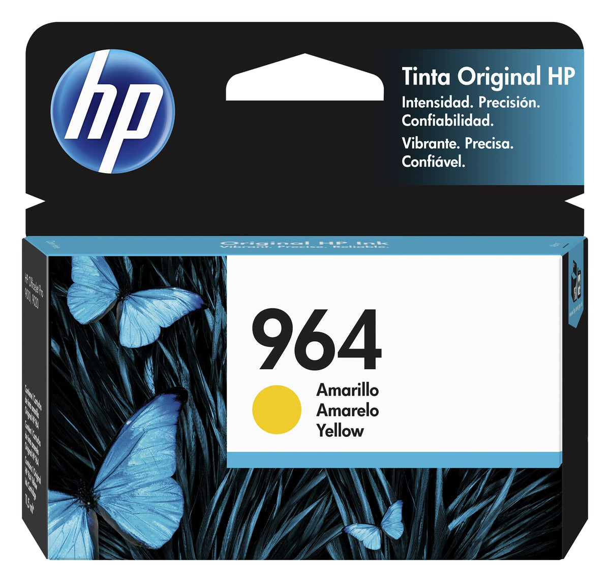 Cartucho de Tinta HP 964 Amarillo Original para OfficeJet Pro 9010/9020