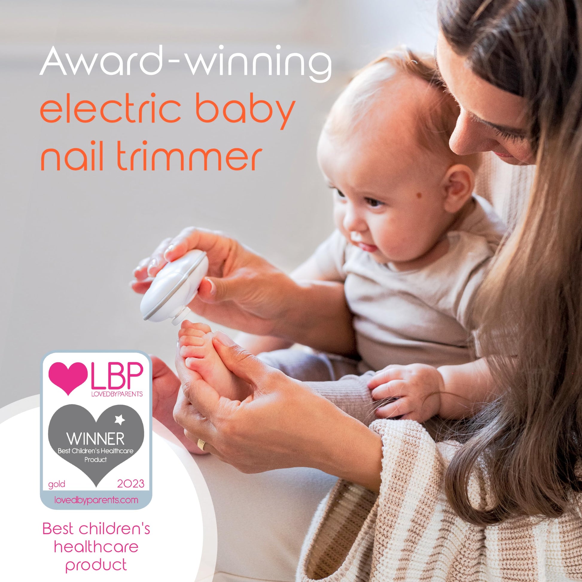 Cherish Baby Care Lima de uñas eléctrica para bebé: recortadora de uñas para bebés y niños pequeños: más seguro que los cortaúñas para bebés, kit de aseo y juego de manicura para bebés