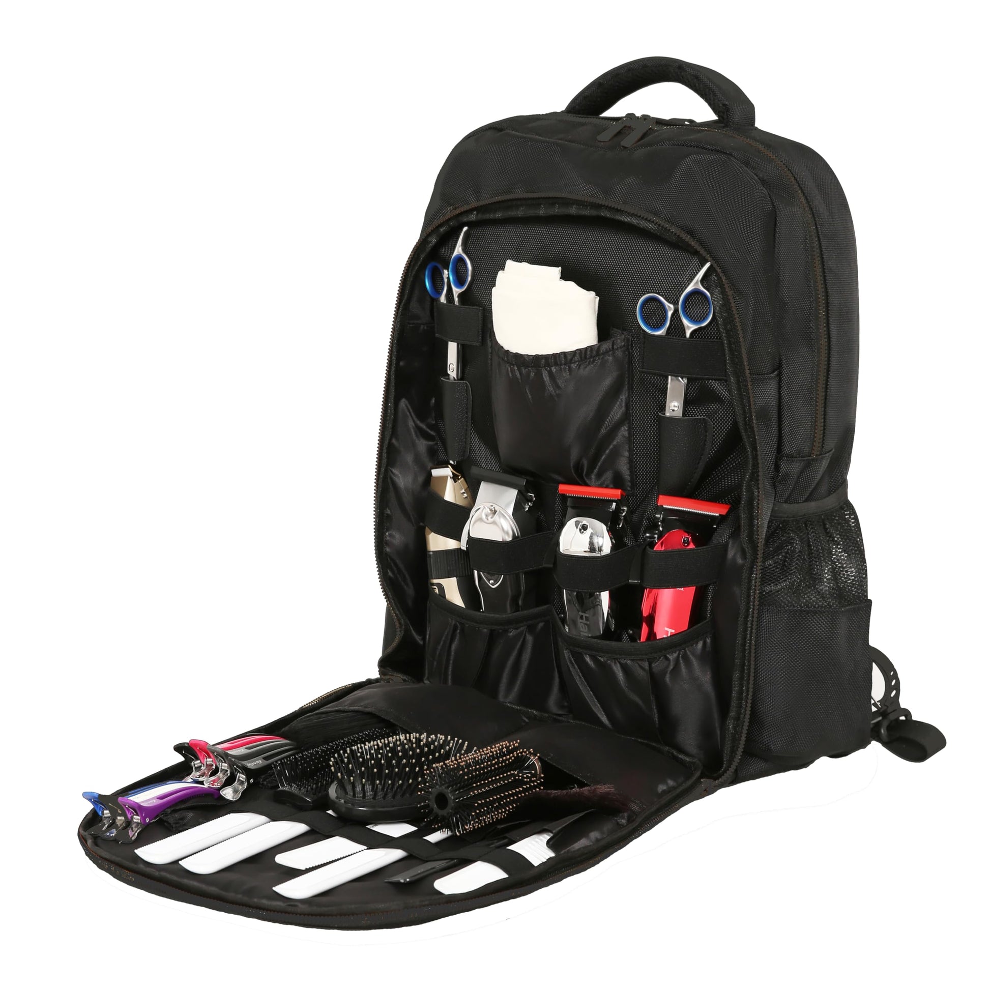 Mochila de Peluquería Organizador Grande para Maquillaje y Cortadoras