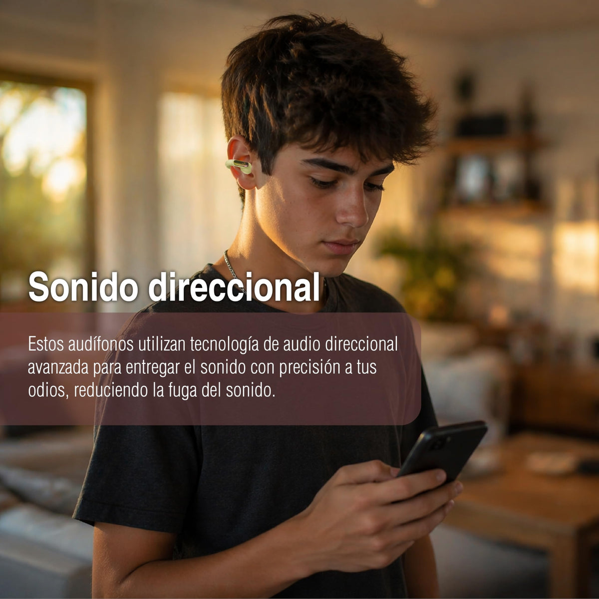 Audífonos Bluetooth havit Beige con Estuche de Carga Openbuds 1