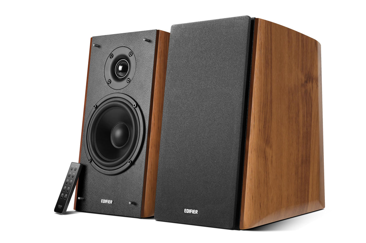 Altavoces de Estantería Edifier Warmoak Woofer Grande RMS 120W Bluetooth y RCA/Óptica/Coaxial Control Remoto