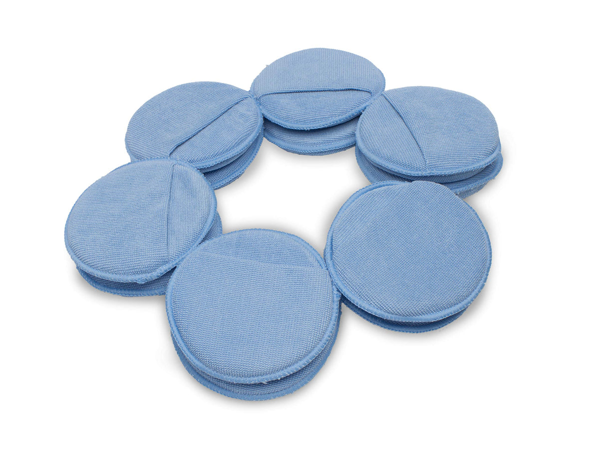 Aplicador de Cera LTWHOME Azul de Microfibra con Dedo para Coches