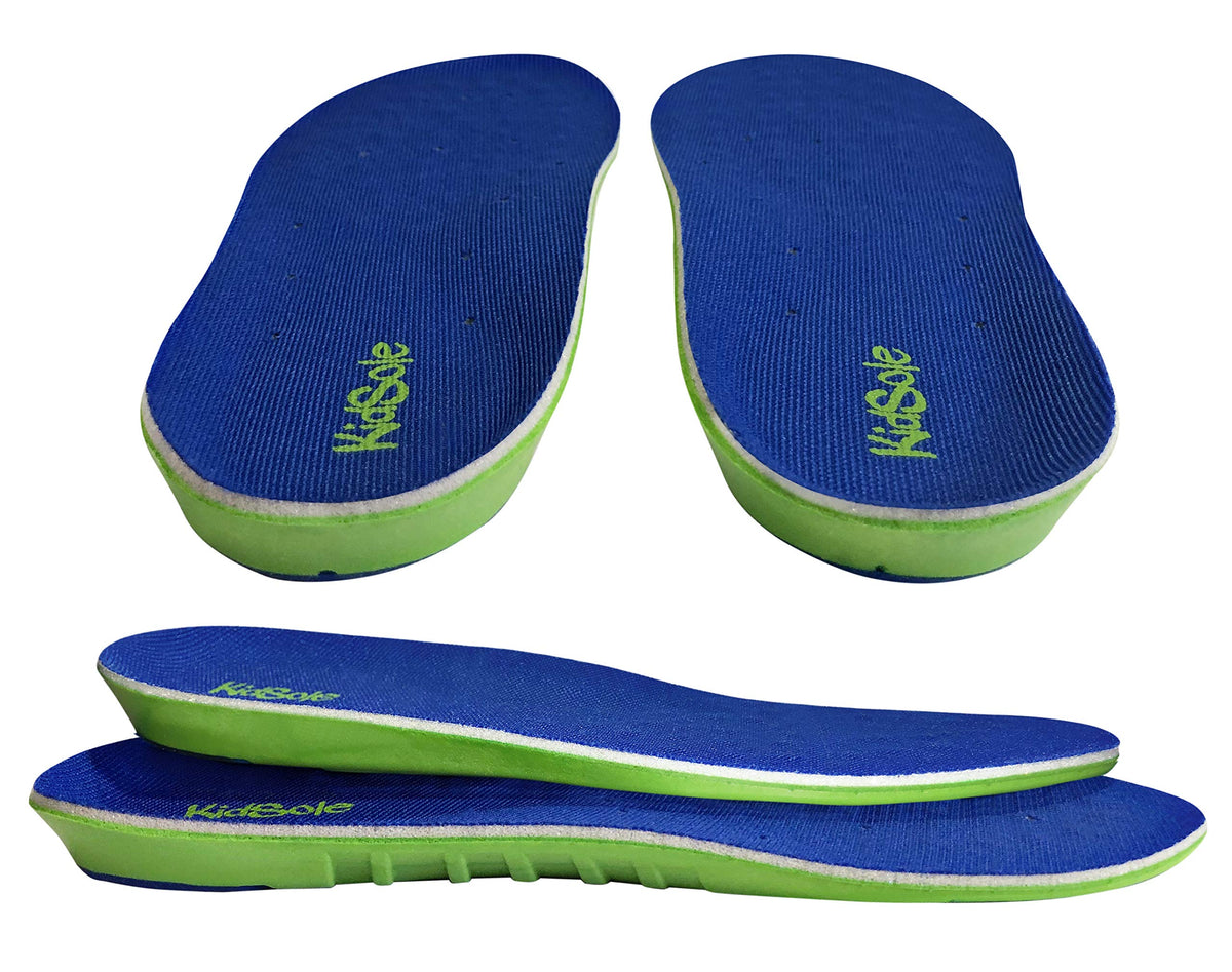 Plantillas Deportivas KidSole Dark Blue con Espuma Viscoelástica Extra para Niños Activos