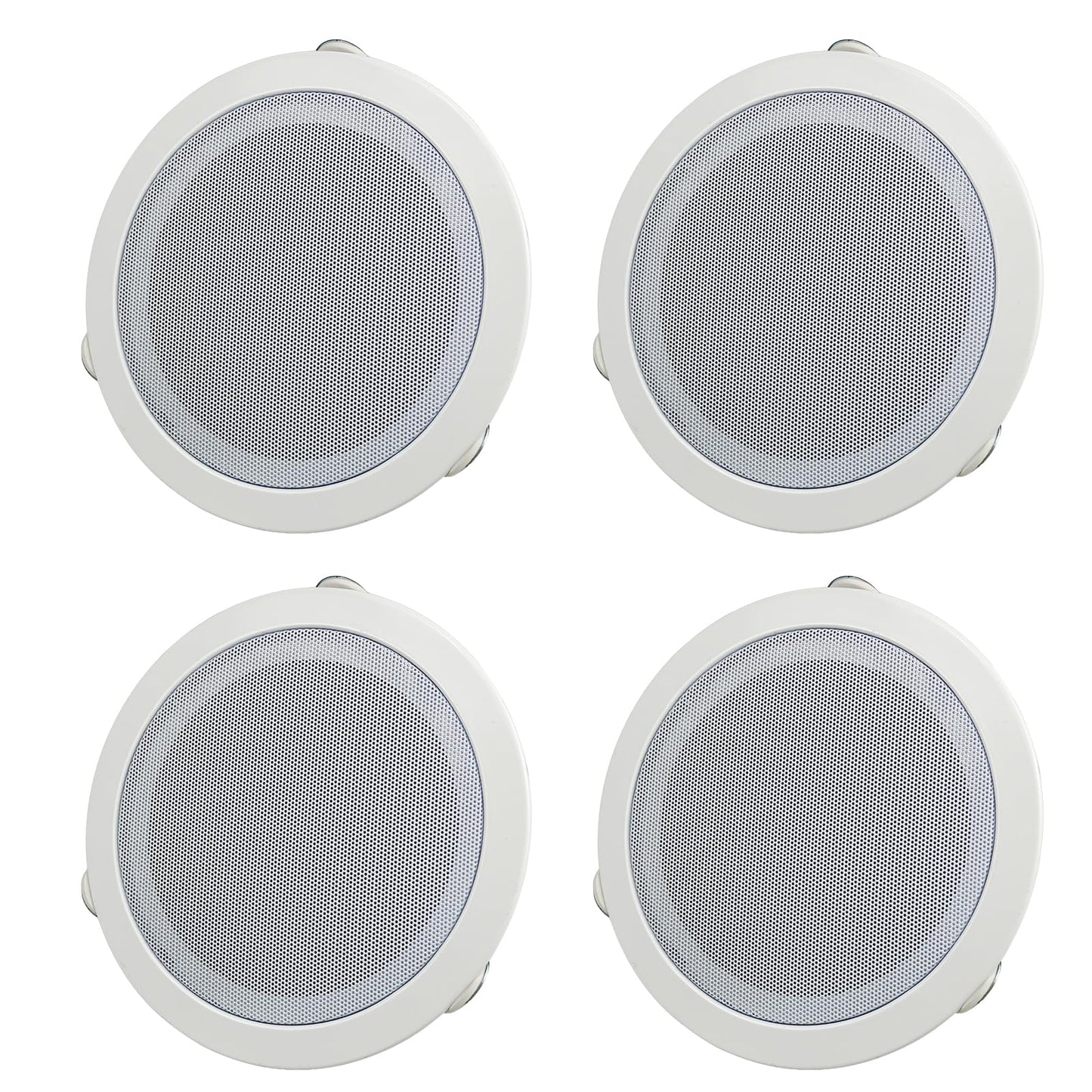 Herdio - Altavoces comerciales de techo de 6 pulgadas, 70 V, audio de alta fidelidad, instalación sin esfuerzo, amplia cobertura de sonido, ideal para restaurantes, oficinas y espacios comerciales