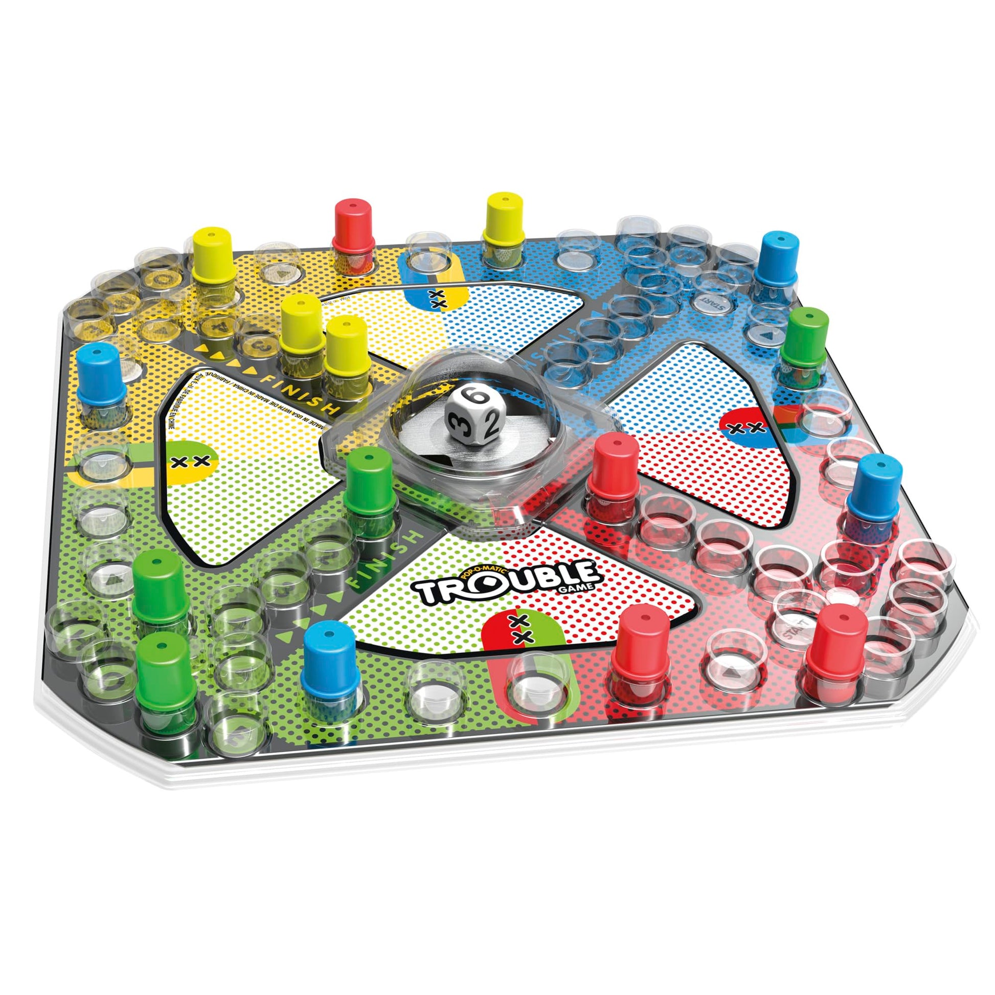 Hasbro Gaming Juego de Mesa de Problemas para niños de 5 a Partir de 2 a 4 Jugadores