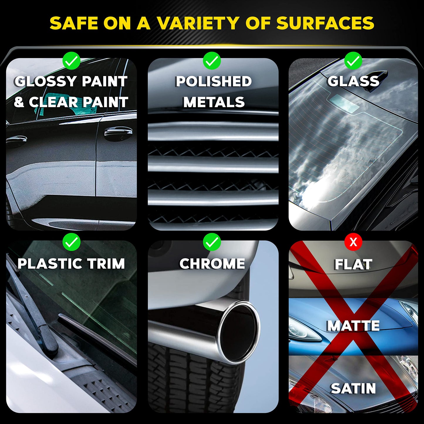 Kit de Lavado y Encerado Instántaneo Meguiar's Wash Wax Anywhere 769 ml Manopla de Microfibra Armor All para Coches Camiones Motocicletas 2 Unidades