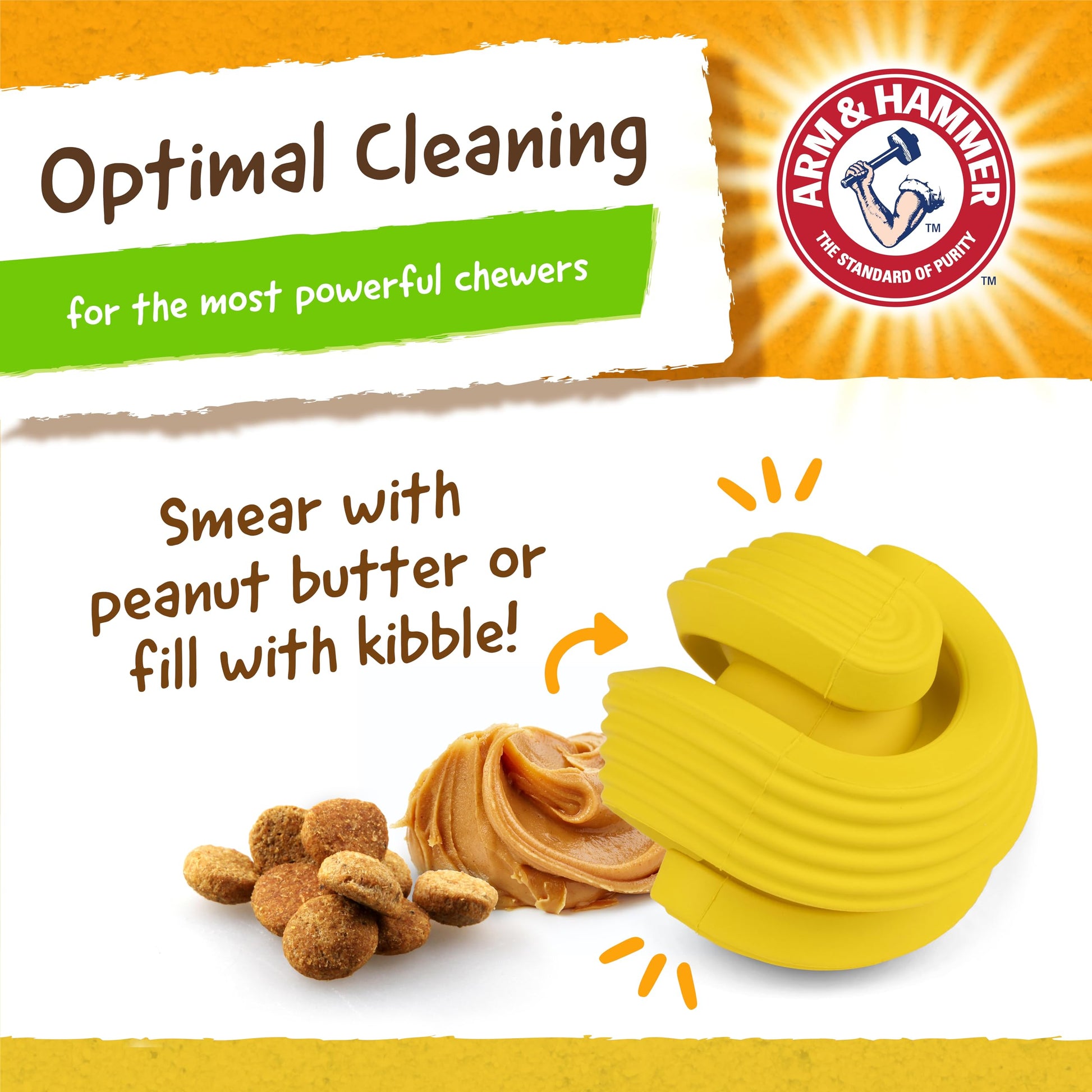 Arm & Hammer, Juguete para Perro Limpia Dientes Reduce Sarro