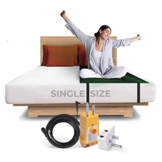 Alfombrilla de Conexión a Tierra Earth and Moon para Cama con Kit Completo y Cable Incluido