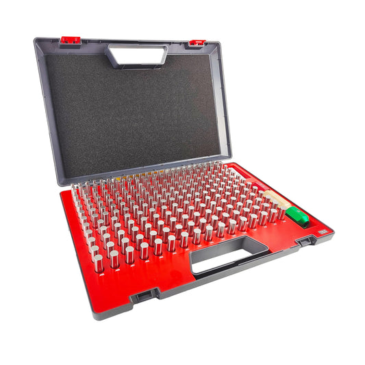 HFS(R) Class ZZ - Juego de calibradores de pines con asa de marcha/no ir para talleres de máquinas, fabricación de 0.25 a 0.5 pulgadas, 250 piezas