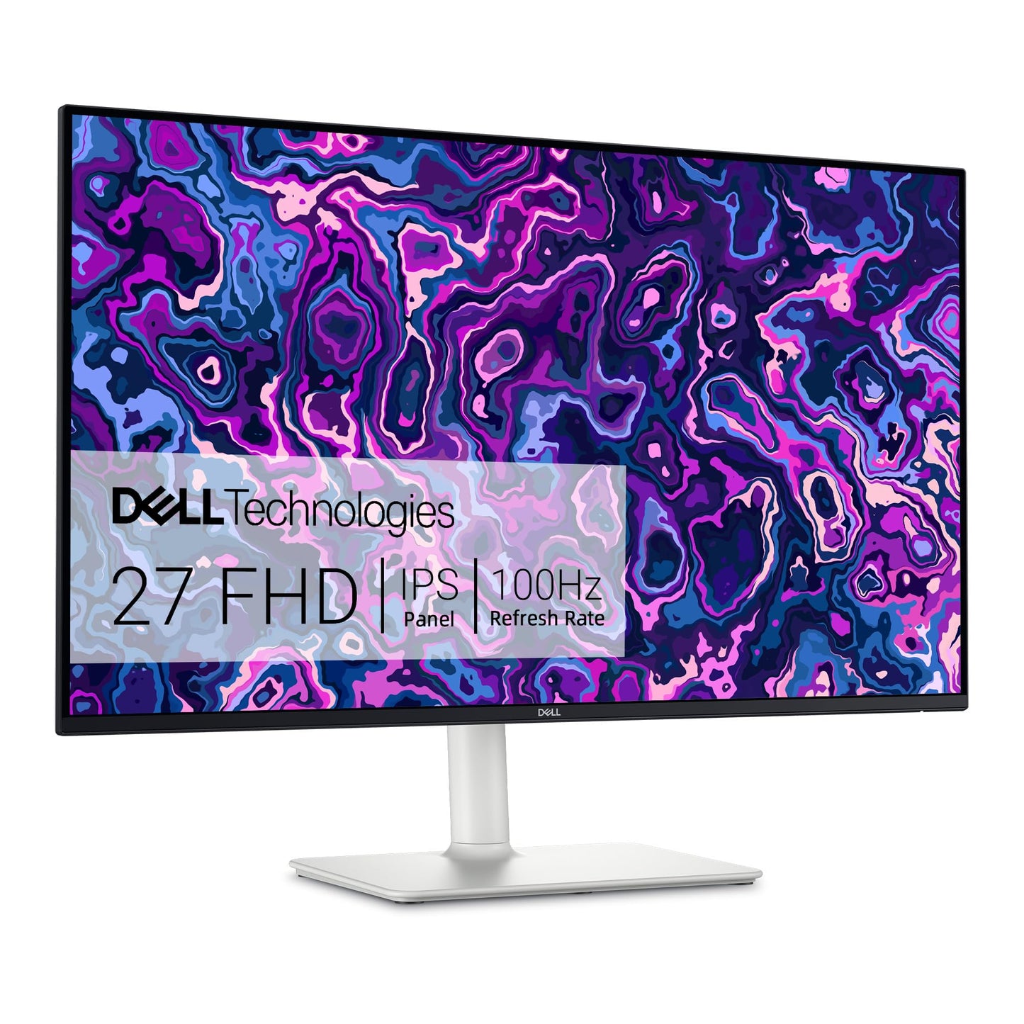 Monitor Dell S27 pulgadas, LED FHD - Frecuencia de actualización de 100 Hz, Relación de contraste 15001, AMD FreeSync - VESA, altavoz integrado de 2 x 5 W, pivote giratorio HeightTilt, 2 x HDMI