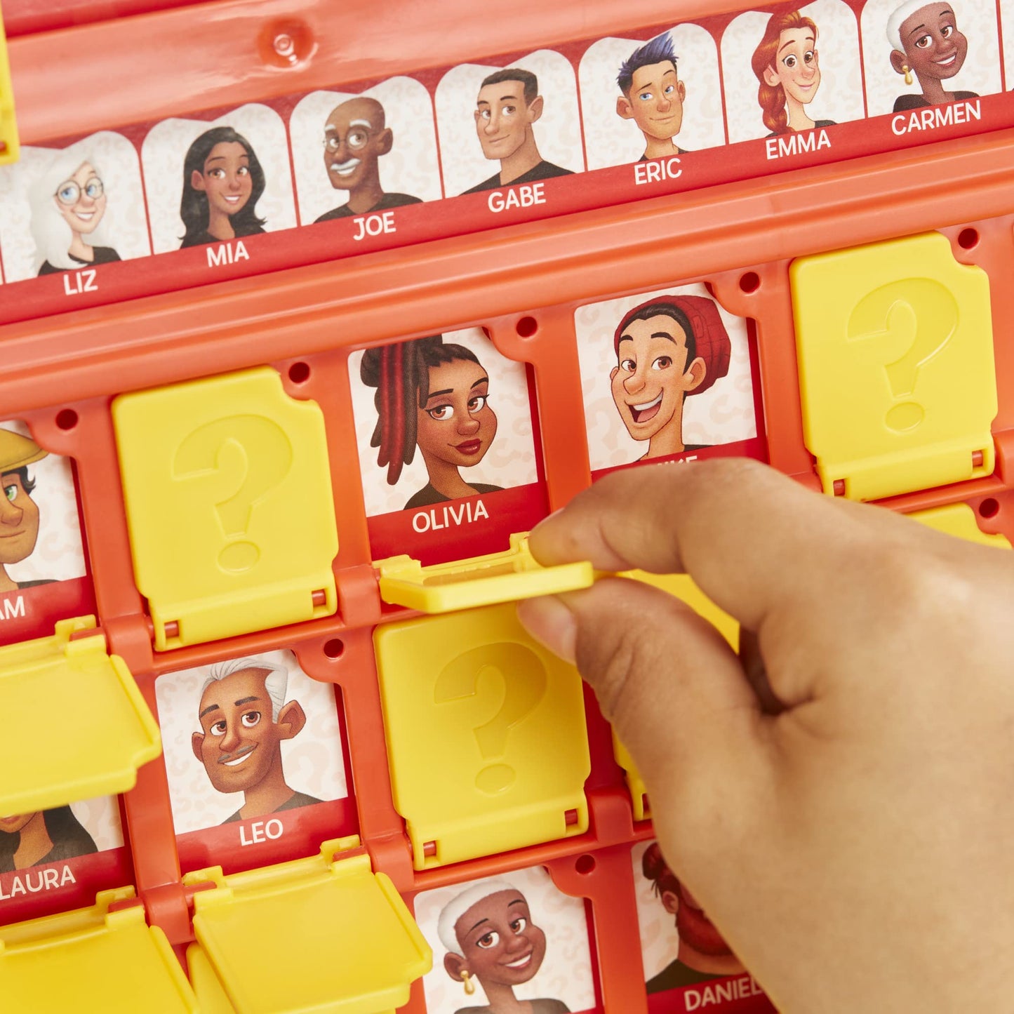 Hasbro Gaming Guess Who? Marco Original fácil de Cargar, Hoja de Personajes de Doble Cara, Juegos de Mesa para 2 Jugadores para niños, Juegos de adivinar para familias, a Partir de 6 años