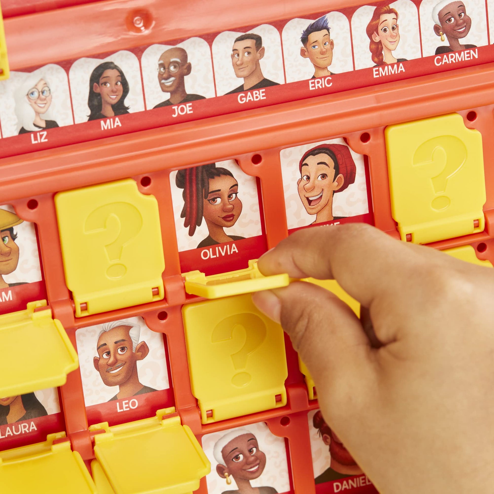 Hasbro Gaming Guess Who? Marco Original fácil de Cargar, Hoja de Personajes de Doble Cara, Juegos de Mesa para 2 Jugadores para niños, Juegos de adivinar para familias, a Partir de 6 años