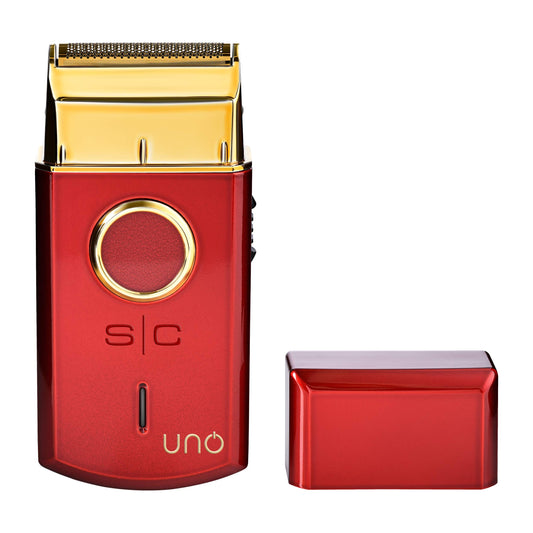 Afeitadora Recargable StyleCraft Uno Rojo de Tamaño de Viaje