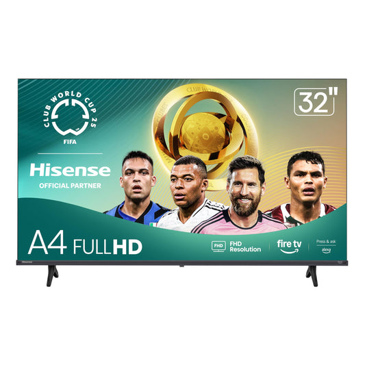 Hisense Smart Fire TV de 32 Pulgadas Clase A4 Serie FHD 1080p (32A4NF, Modelo 2025) - DTS Virtual: X, diseño de Bisel Delgado, Alexa Incorporado