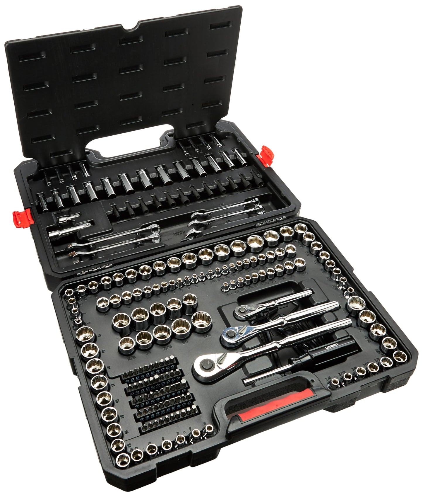 Juego Combinado de Herramienta Urrea JCB02 Rojo con Maletín de 230 Piezas