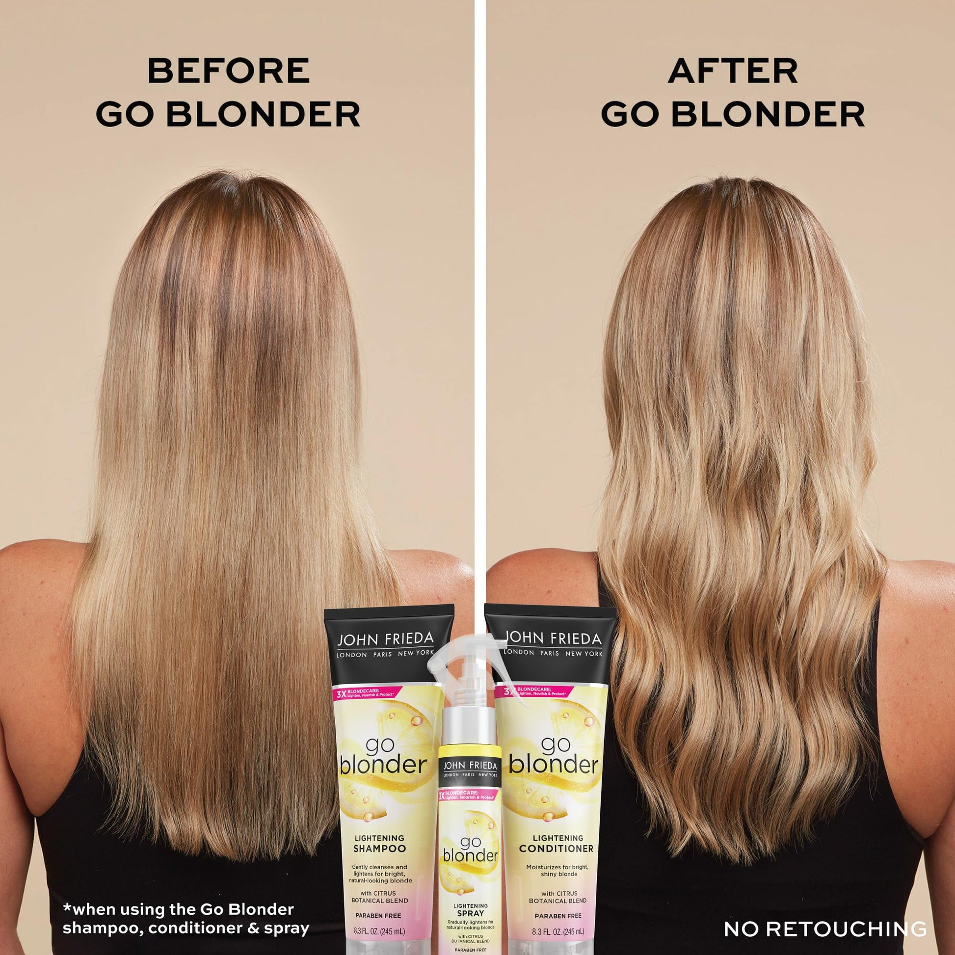 Spray Aclarante John Frieda Sheer Blonde Go Blonder