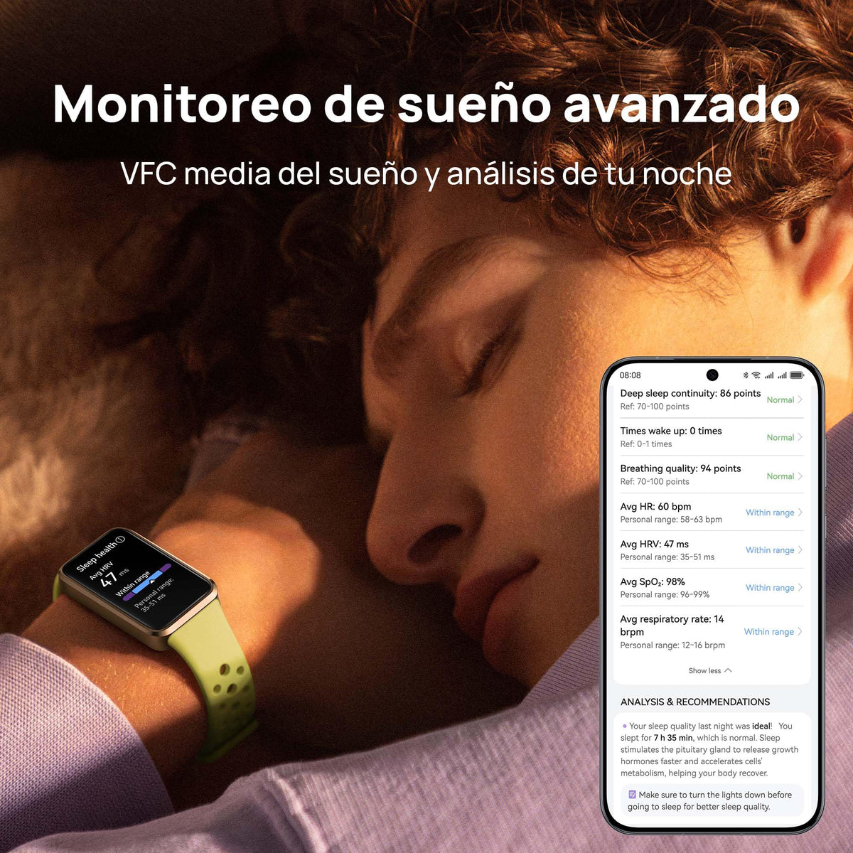 Smartwatch HUAWEI Negro Polimero con IA y Monitoreo Avanzado