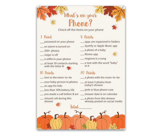 Roseum Collections - Juego de 25 unidades, diseño de calabazas, diseño de calabazas, diseño de baby shower de otoño o actividad de revelación de género, neutro para Halloween, G330-PHN