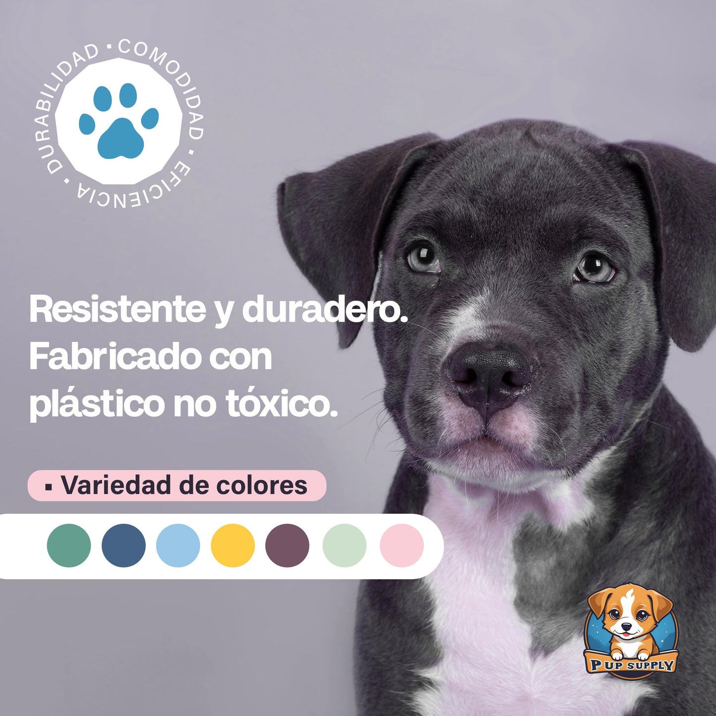 Plato de Alimentación Lenta P.U.P. SUPPLY Rosa para Perro y Mascotas