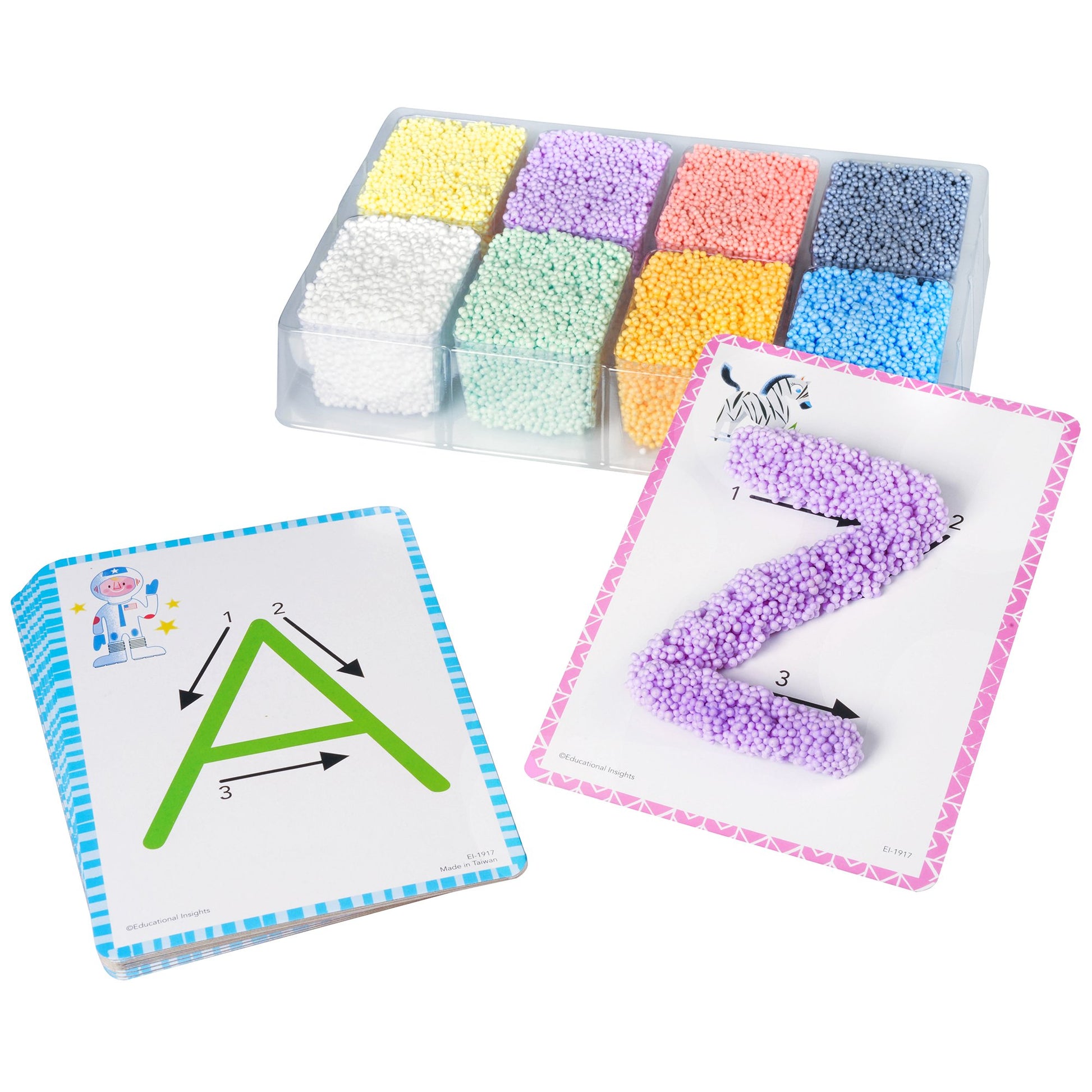 Set Alfabético Educational Insights Multicolor Playfoam Shape & Learn