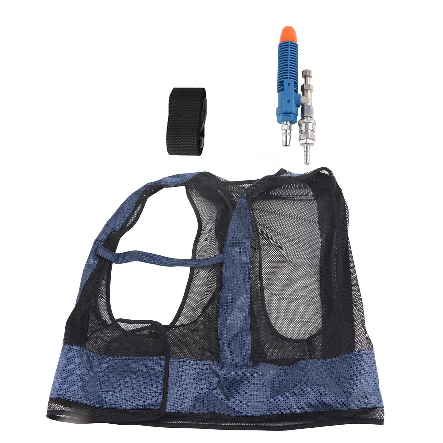 Garosa Chaleco de Enfriamiento Tubo de Vórtice Ajustable Chaleco de Aire Acondicionado Chaleco de Enfriamiento Con Refrigerador Cómodo Verano Ropa de Prevención de La Insolación para trabajo exterior