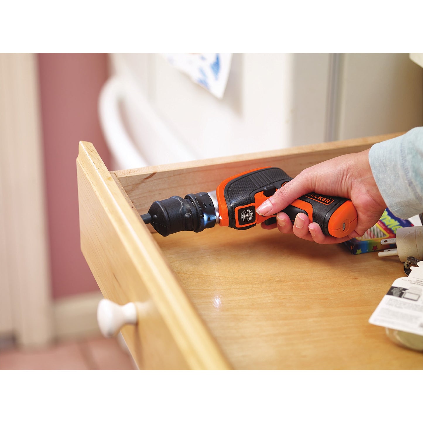 Black & Decker bdcsoa compensar Fijación para 4 V max – Destornillador