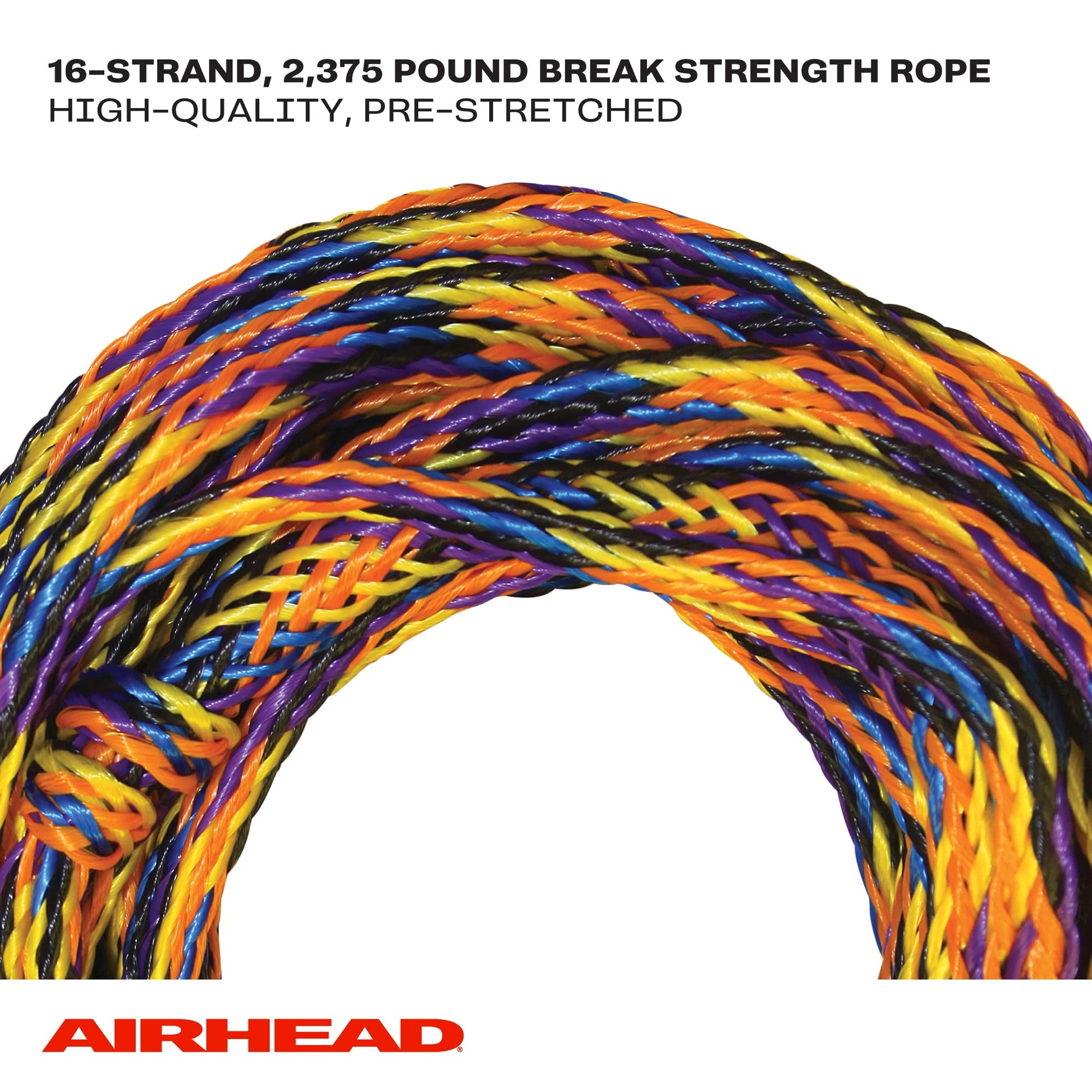 Kwik Tek AIRHEAD AHTR-60, 2 Rider Tube Tow Rope