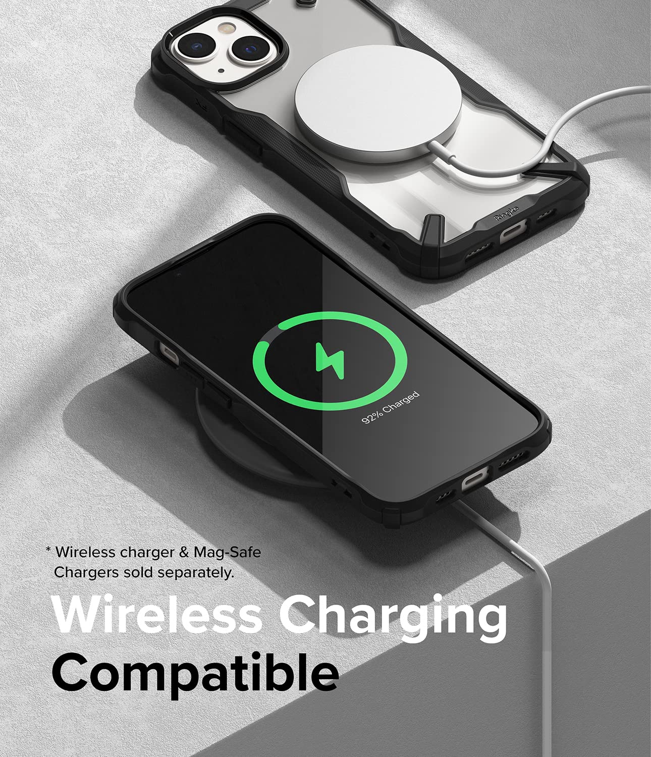 Funda Ringke Fusion-X iPhone 14 Negra Resistente Impactos