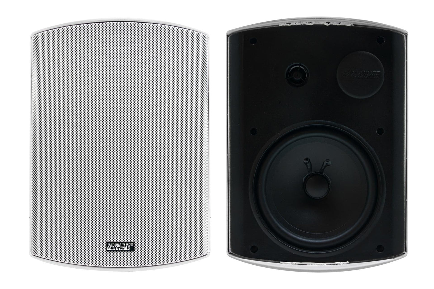 EARTHQUAKE Sound AWS-602W - Altavoces para Interiores y Exteriores (Blanco Mate, un par)