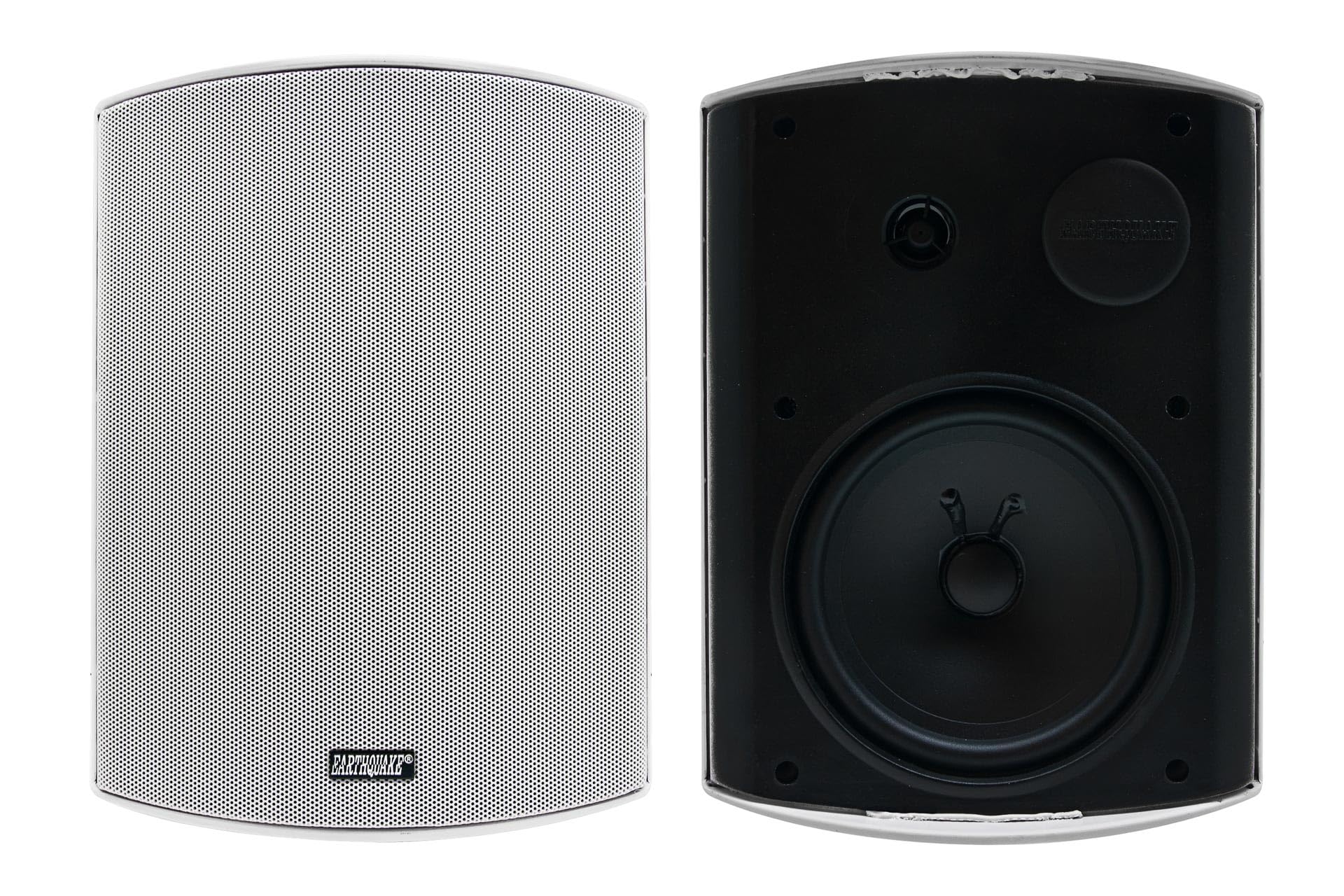 EARTHQUAKE Sound AWS-602W - Altavoces para Interiores y Exteriores (Blanco Mate, un par)