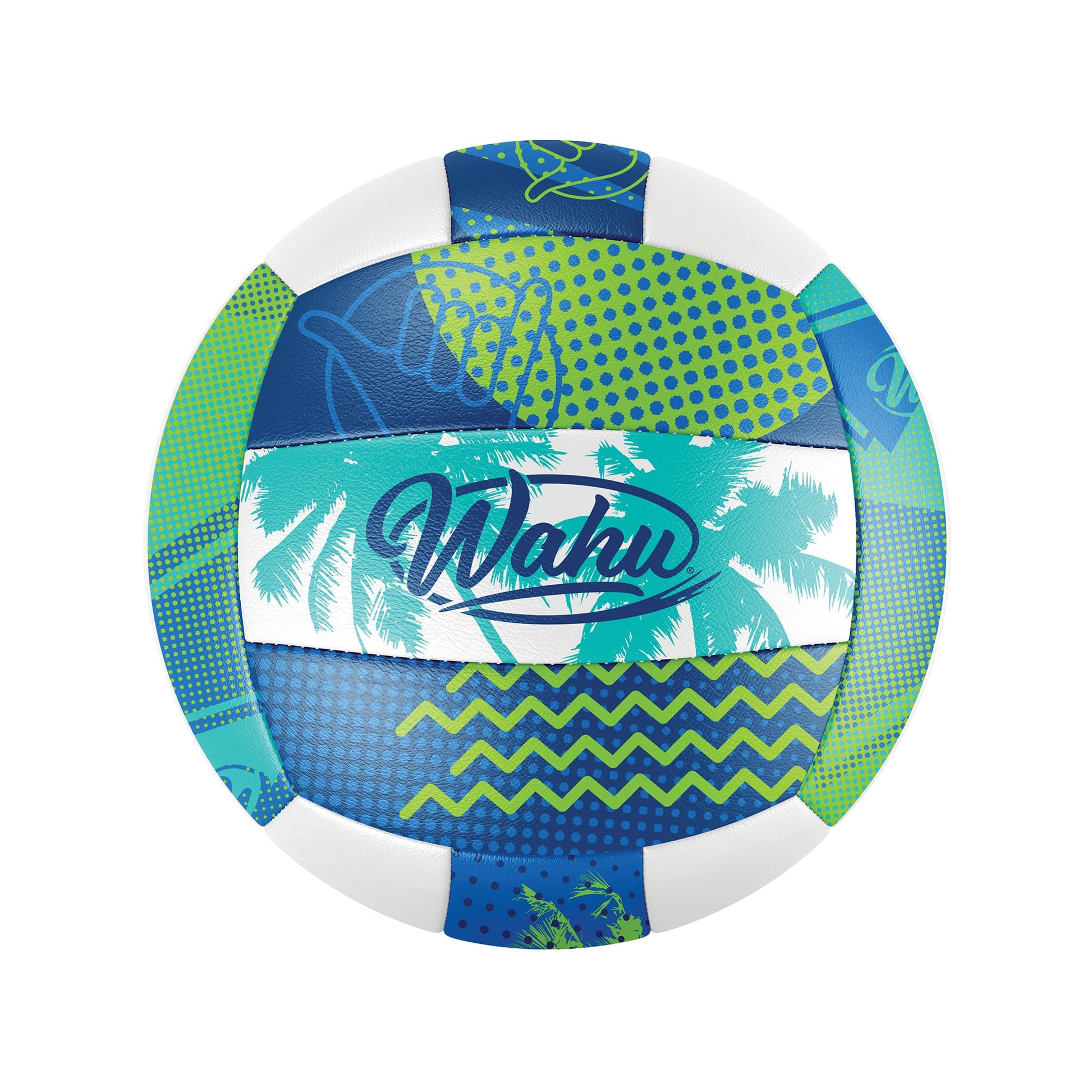 Voleibol WAHU Verde Impermeable Tamaño 5 para Playa y Piscina