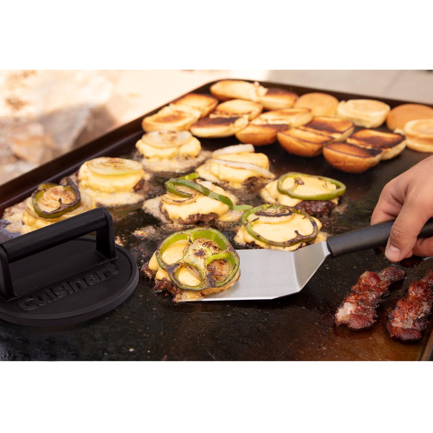 Cuisinart CISB-111 Smashed Burger Press, Cast Iron