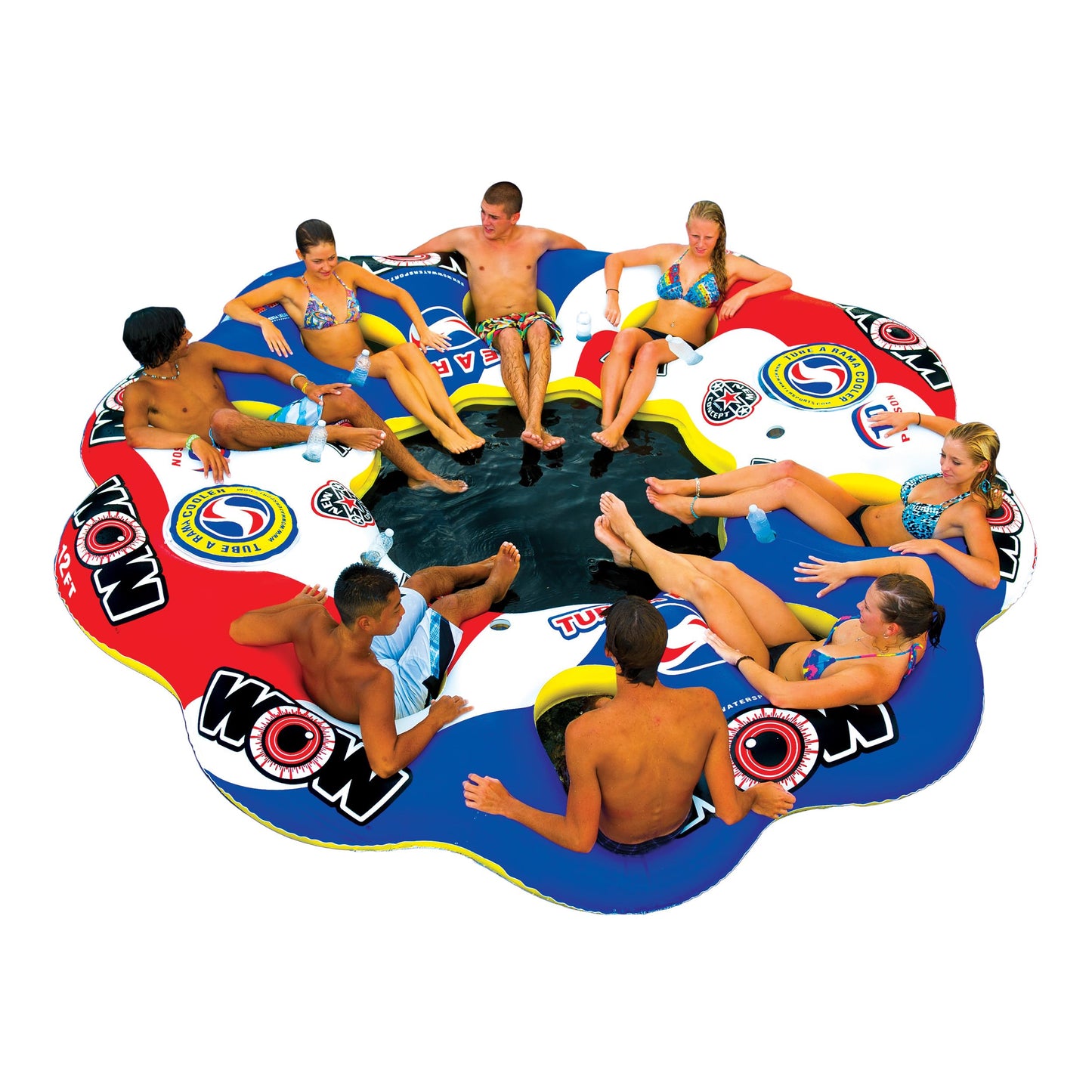 Isla Flotante Inflable WOW Sports A Rama para 10 Personas para Adultos